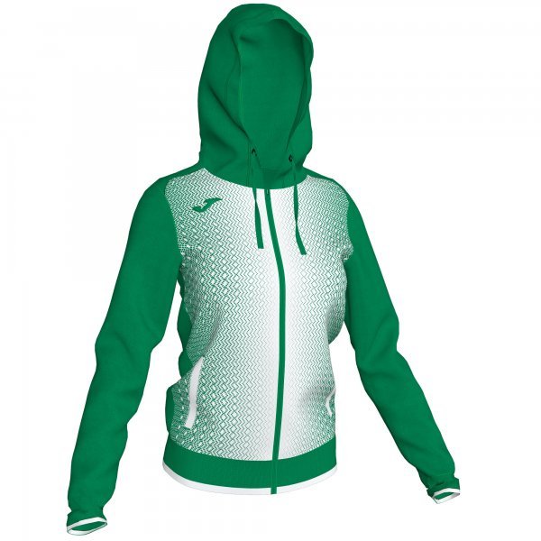 SUPERNOVA WOMEN'S HOODED JACKET GREEN-WHITE