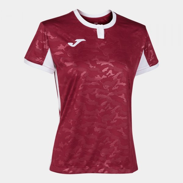 BORDEAUX-WHITE TOLETUM II T-SHIRT M/C