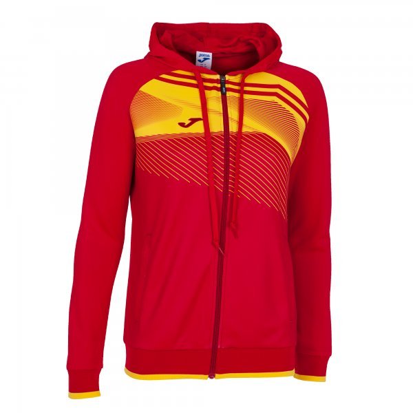 RED-YELLOW SUPERNOVA II JACKET WITH HOOD