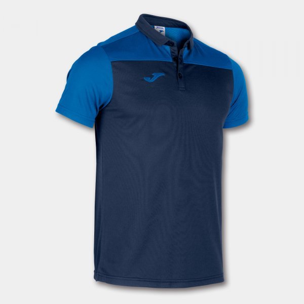 COMBI POLO SHIRT NAVY-ROYAL S/S