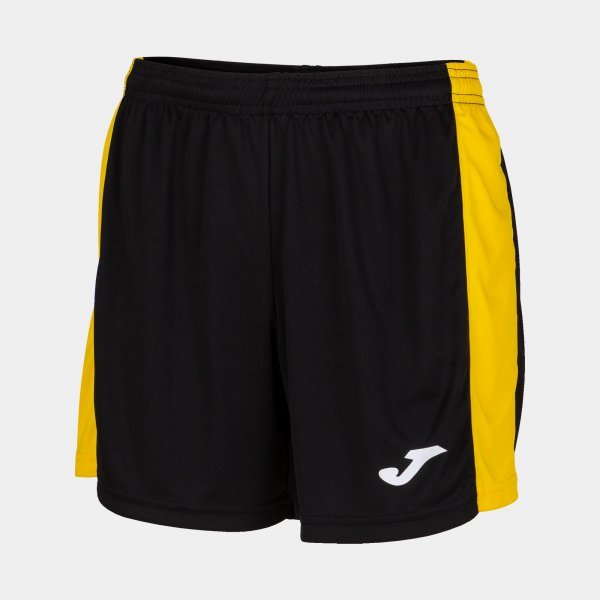 BLACK-YELLOW MAXI SHORTS