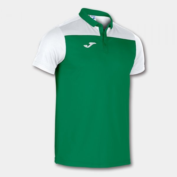 COMBI POLO SHIRT GREEN-WHITE S/S