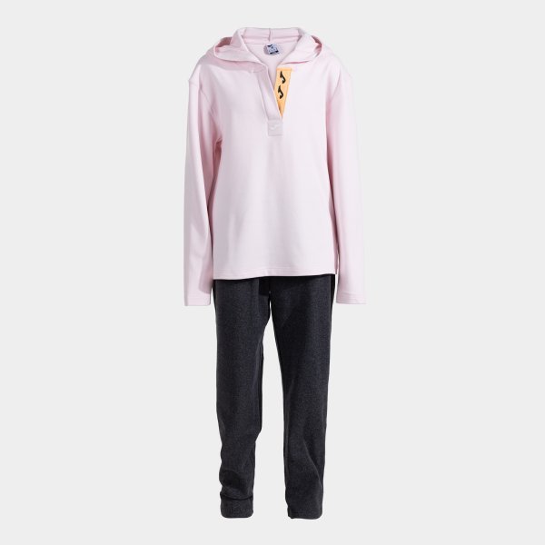KIDS CAMP TRACKSUIT PINK BLACK