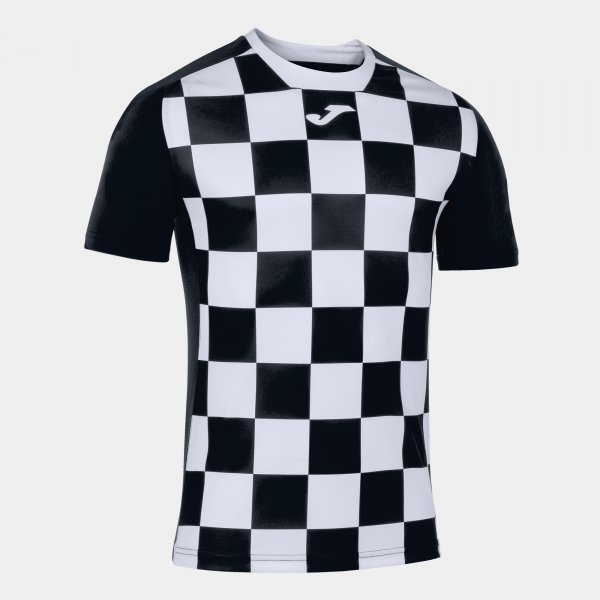 FLAG II T-SHIRT BLACK-WHITE M / C
