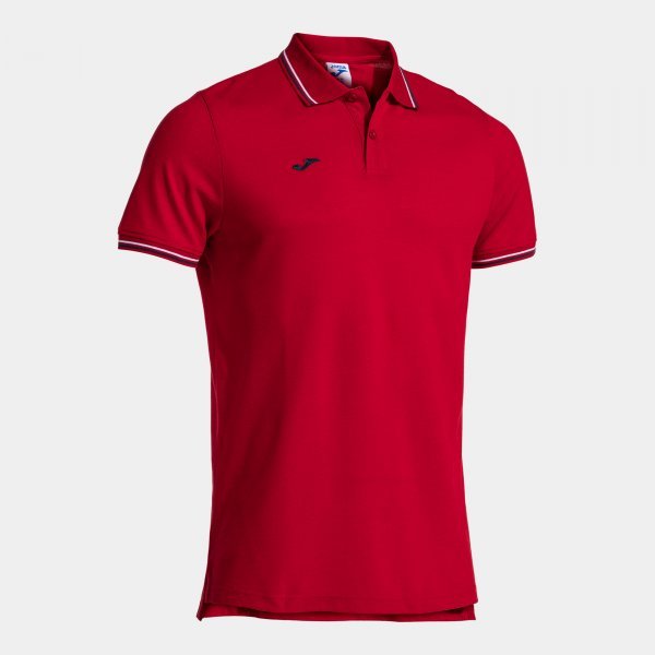 CONFORT CLASSIC SHORT SLEEVE POLO RED NAVY