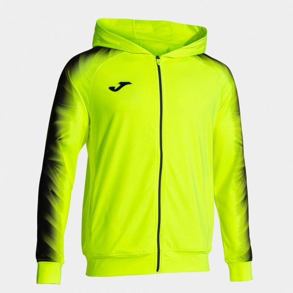 ELITE XI ZIP-UP HOODIE FLUOR YELLOW BLACK