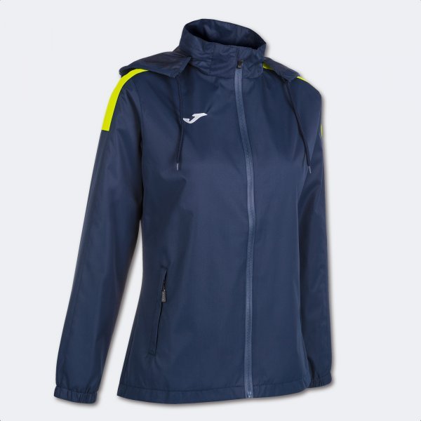 TRIVOR RAINCOAT NAVY FLUOR YELLOW