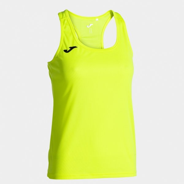 SLEEVELESS T-SHIRT COMBI SIENA YELLOW FLUORESCENT WOMEN