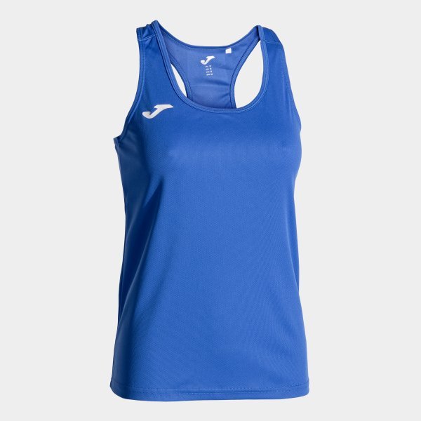 SLEEVELESS T-SHIRT RACE ROYAL BLUE WOMEN