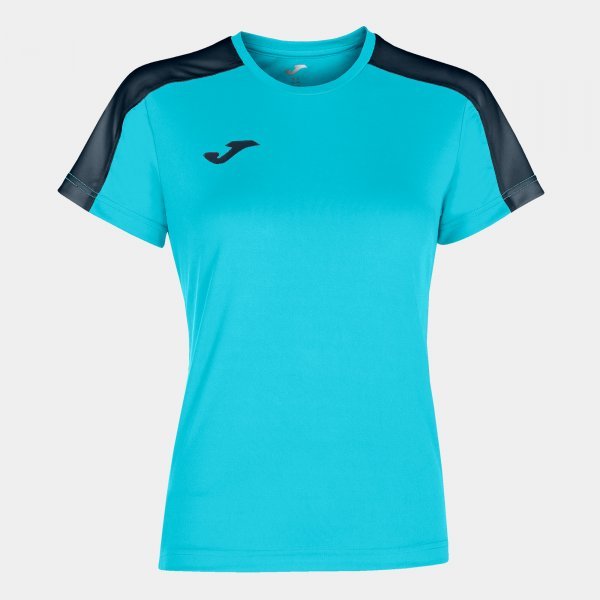 ACADEMY T-SHIRT TURQUOISE FLUORO-NAVY M/C