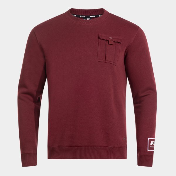 URBAN STREET SWEATSHIRT DARK RED
