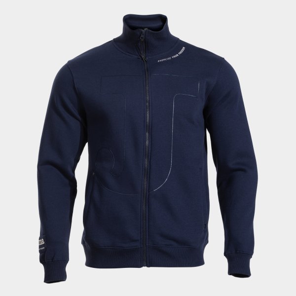 URBAN STREET FULL ZIP SWEATSHIRT NAVY BLUE