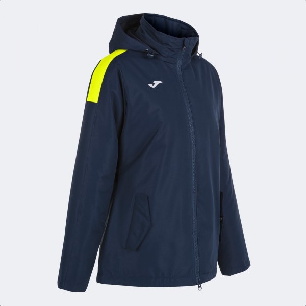 ANORAK TRIVOR NAVY BLUE YELLOW FLUORESCENT