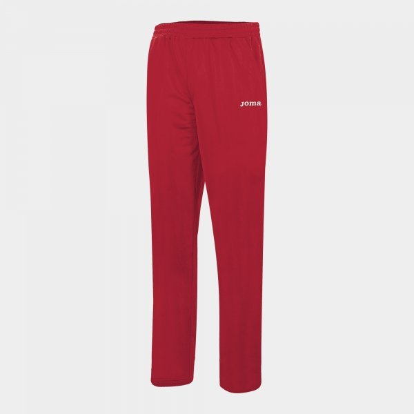 PANTS WOMAN POLYFLEECE CUFF RED