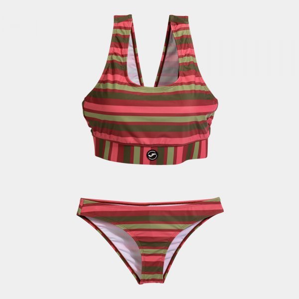 SANTA MÓNICA II BIKINI CORAL KHAKI