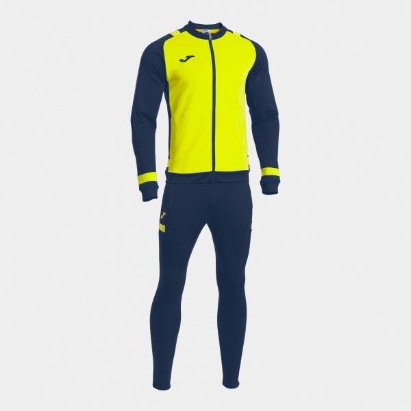 PHOENIX III TRACKSUIT FLUOR YELLOW NAVY BLUE