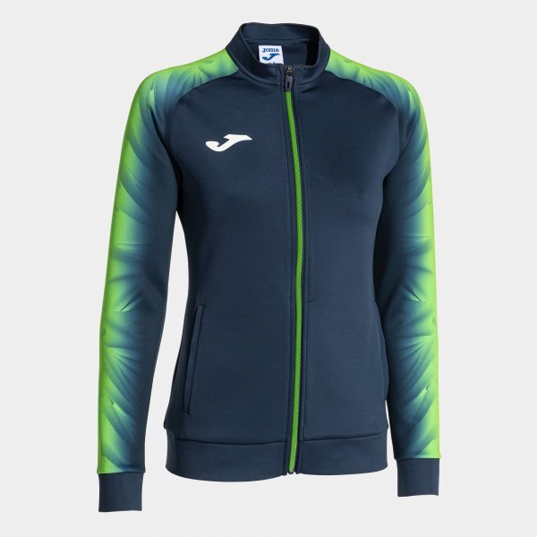 ELITE XI FULL ZIP SWEATSHIRT NAVY FLUOR GREEN