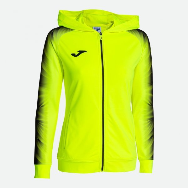 ELITE XI ZIP-UP HOODIE FLUOR YELLOW BLACK