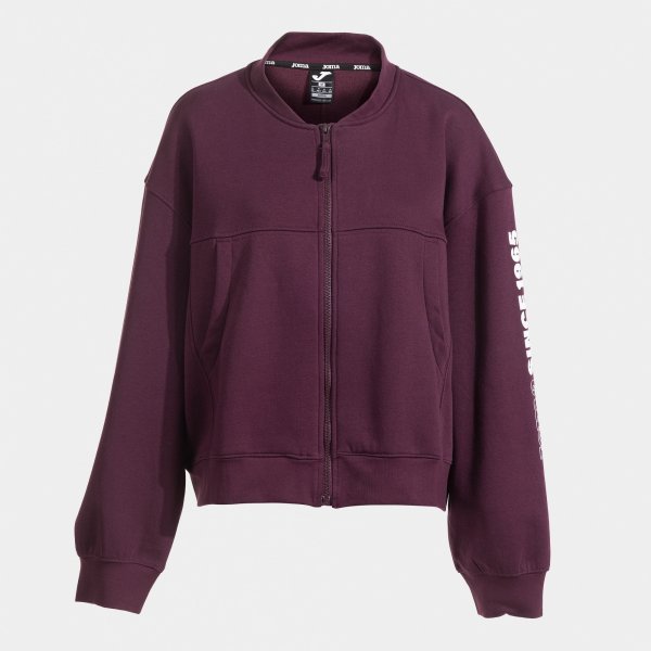 MIMETIC BOMBER JACKET BURGUNDY