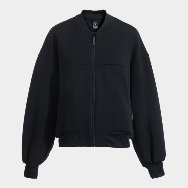 STEP FULL ZIP SWEATSHIRT BLACK