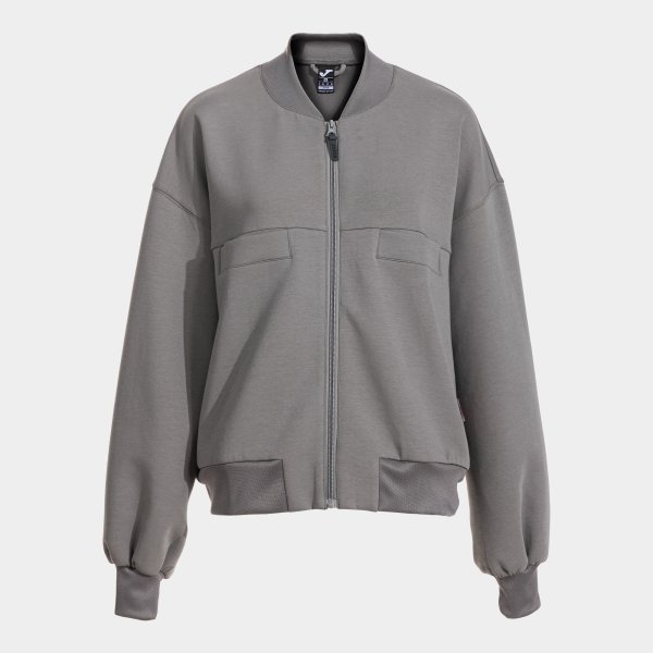 STEP FULL ZIP SWEATSHIRT GRAY