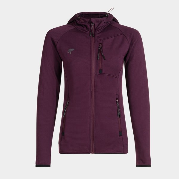 EXPLORER ZIP-UP HOODIE BURGUNDY
