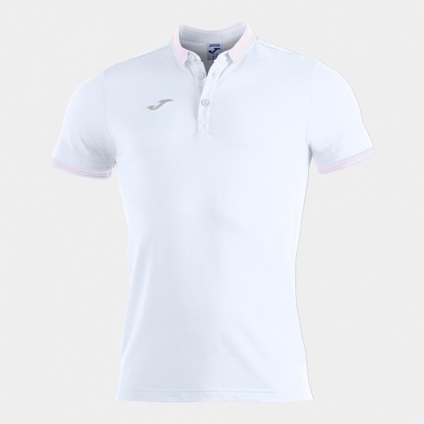 BALI II SHORT SLEEVE POLO WHITE PINK