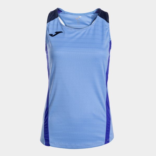MONTREAL SLEEVELESS SHIRT SKY BLUE NAVY BLUE