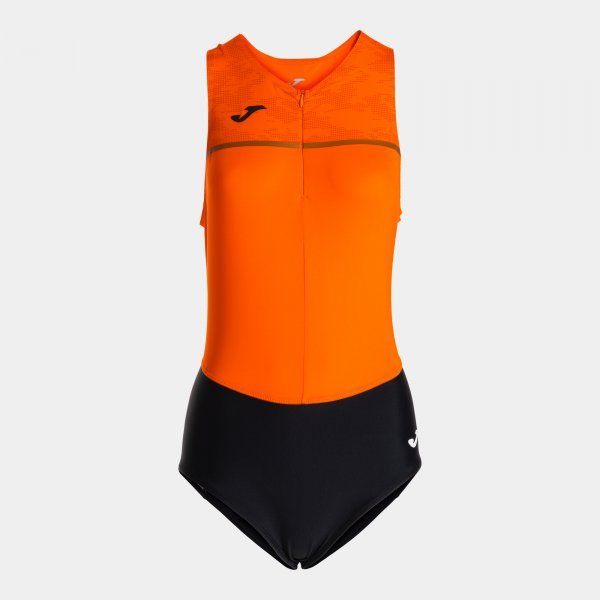 RECORD III BODYSUIT ORANGE BLACK
