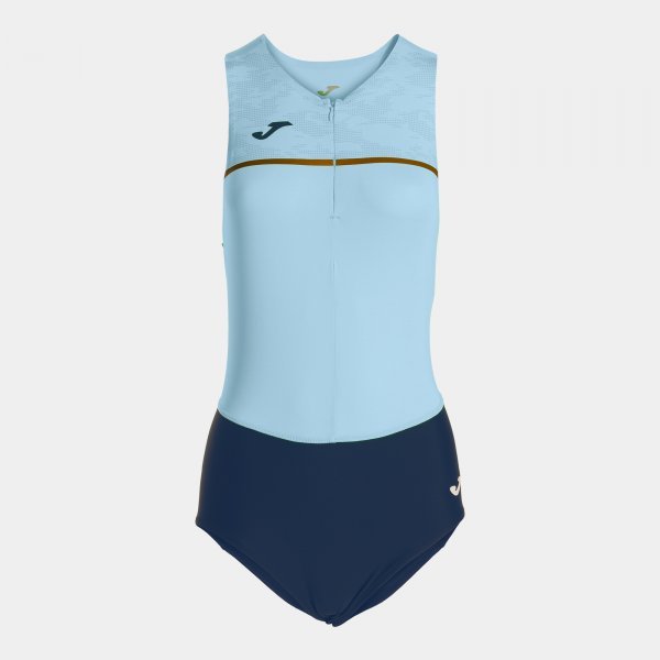 RECORD III BODYSUIT SKY BLUE NAVY BLUE