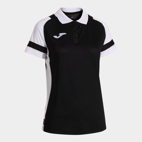 PHOENIX III SHORT SLEEVE POLO BLACK WHITE