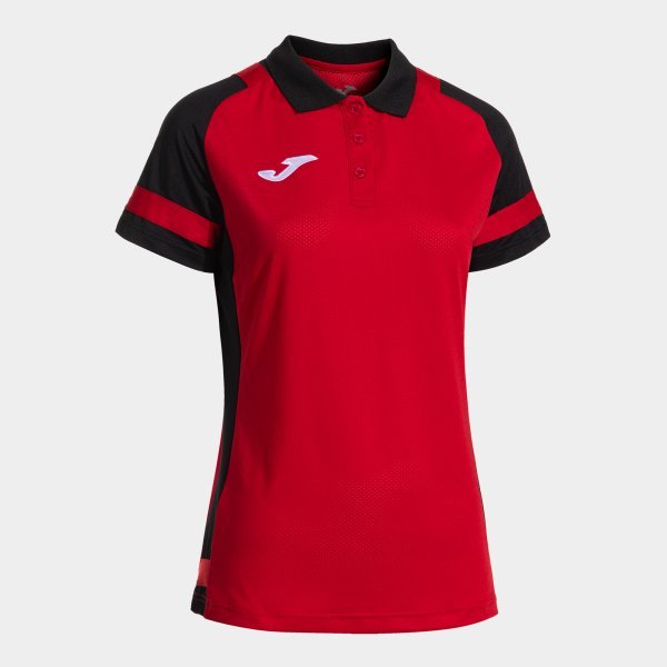PHOENIX III SHORT SLEEVE POLO RED BLACK