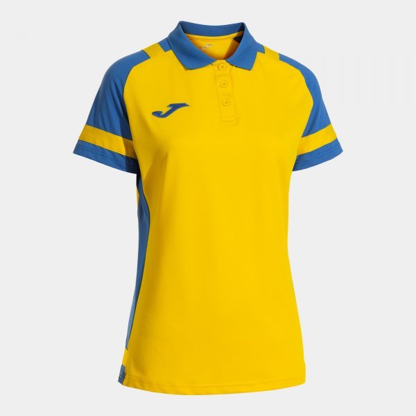 PHOENIX III SHORT SLEEVE POLO YELLOW ROYAL BLUE