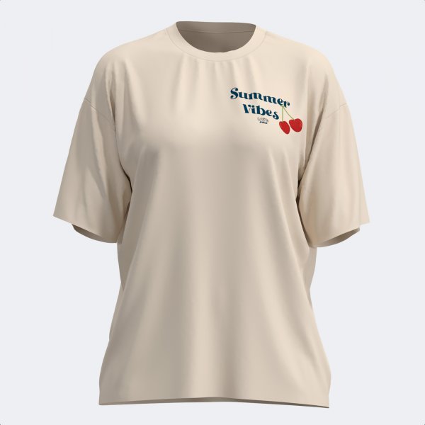 CASUAL NATACION SHORT SLEEVE T-SHIRT BEIGE