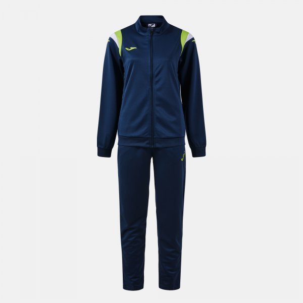 TERRA TRACKSUIT DARK NAVY LIME