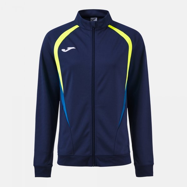 CHAMPIONSHIP 20 FULL ZIP SWEATSHIRT DARK NAVY FLUOR YELLOW