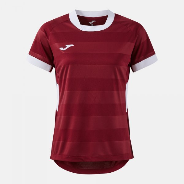 TOLETUM VII SHORT SLEEVE T-SHIRT BURGUNDY WHITE