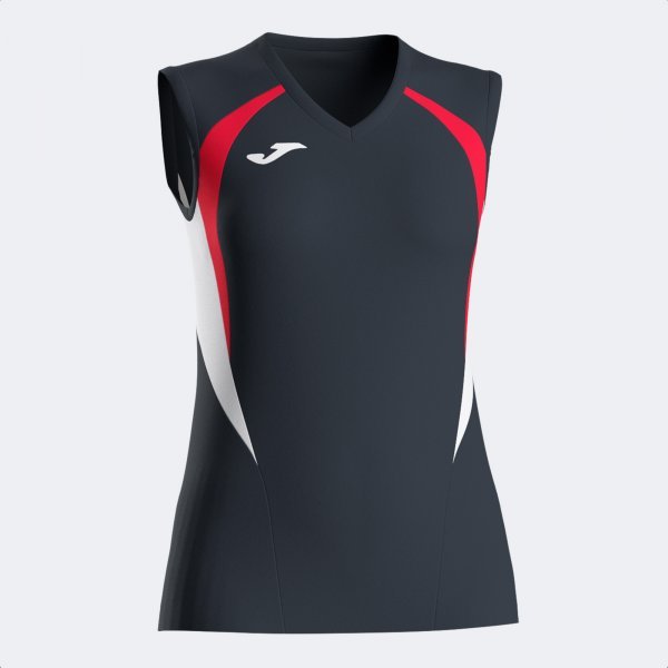 CHAMPIONSHIP 20 SLEEVELESS SHIRT BLACK RED