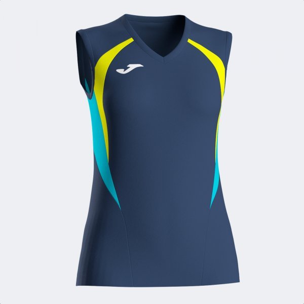 CHAMPIONSHIP 20 SLEEVELESS SHIRT DARK NAVY FLUOR YELLOW