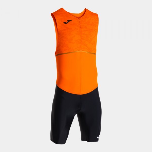 RECORD III BODYSUIT ORANGE BLACK