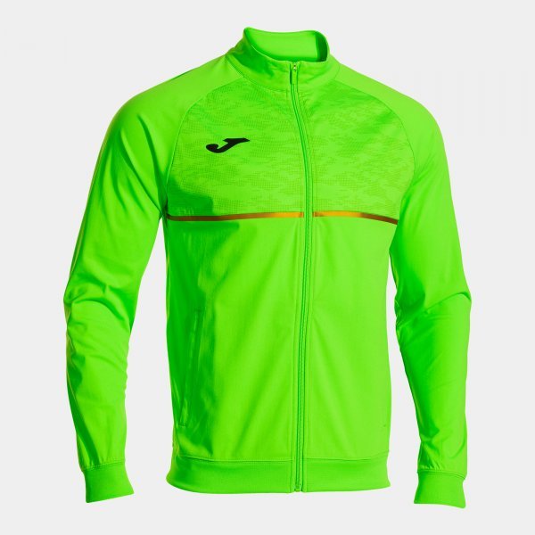 RECORD III FULL ZIP SWEATSHIRT FLUOR GREEN