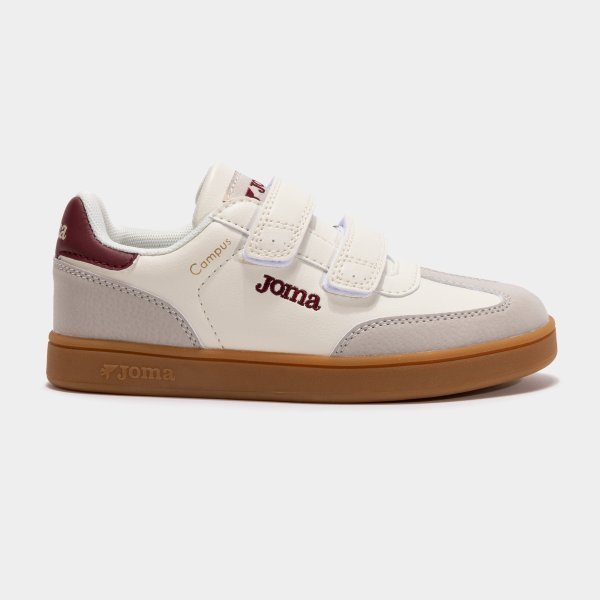 CAMPUS JR 2520 WHITE BURGUNDY