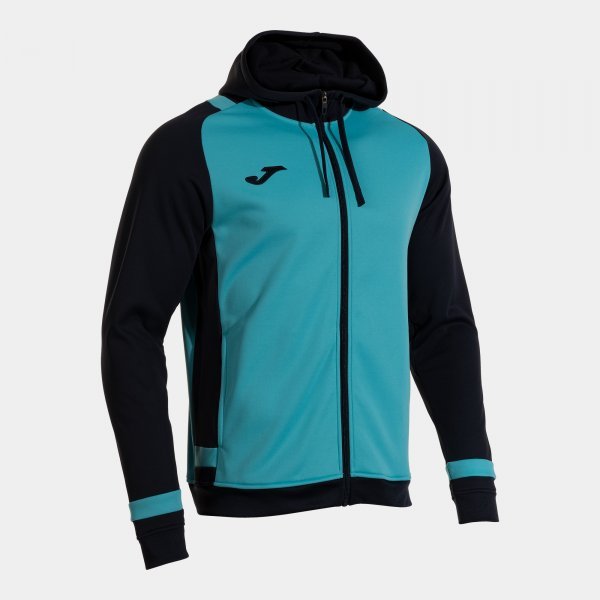 PHOENIX III UP HOODIE FLUOR TURQUOISE NAVY BLUE