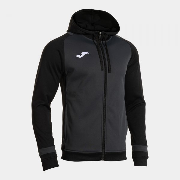 PHOENIX III ZIP-UP HOODIE DARK GRAY BLACK