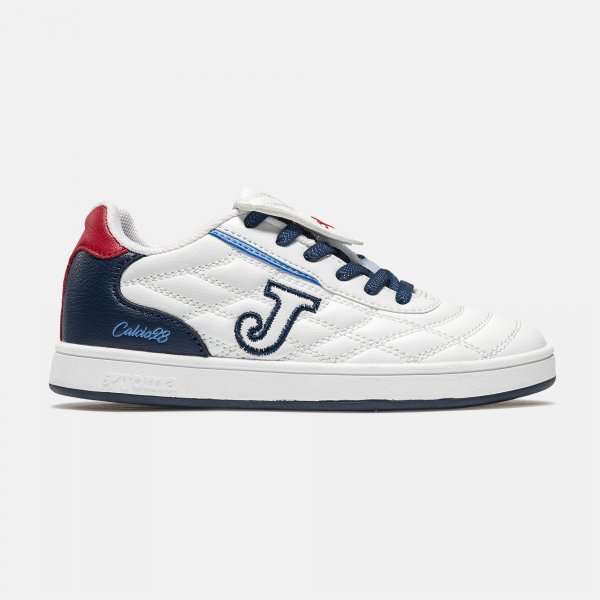 CALCIO JR 2602 WHITE NAVY BLUE