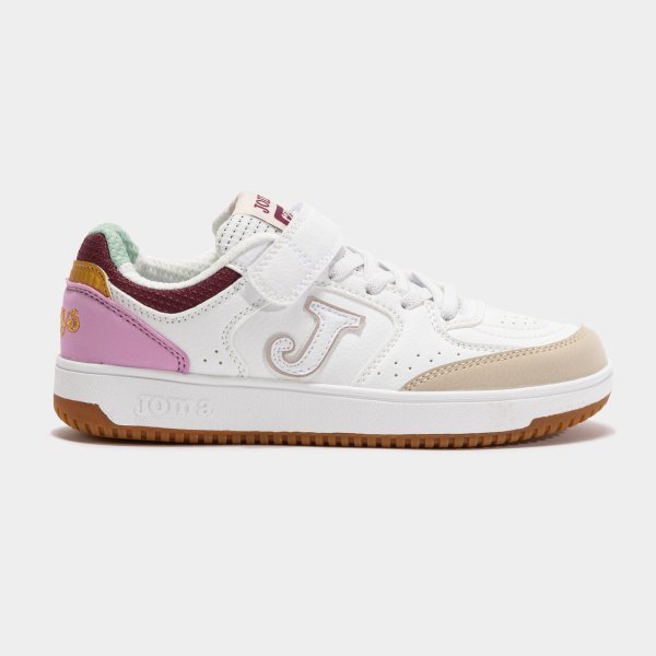 FLEXY JR 2529 WHITE PINK BURGUNDY