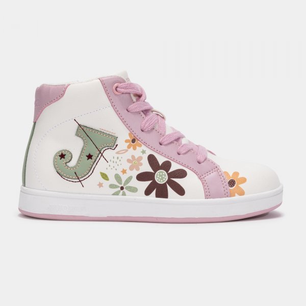 FLOWER JR 2502 WHITE PINK
