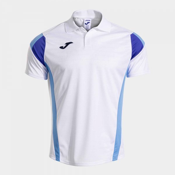MONTREAL SHORT SLEEVE POLO WHITE SKY BLUE