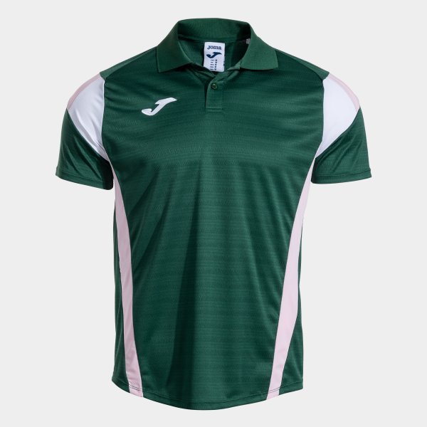 MONTREAL SHORT SLEEVE POLO MX GREEN PINK