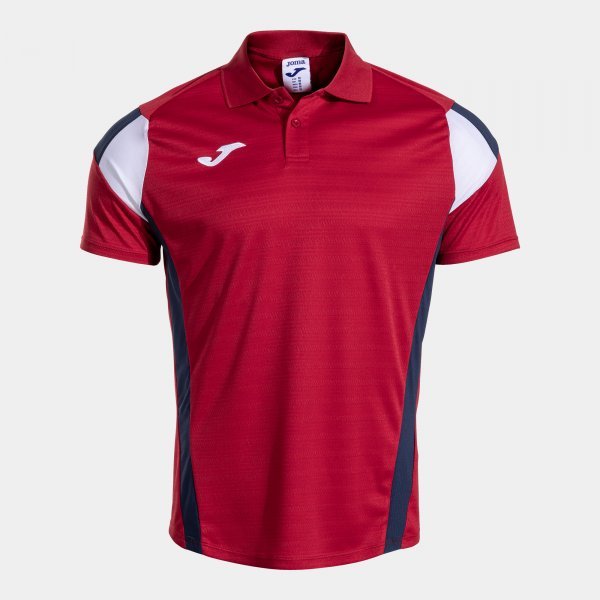 MONTREAL SHORT SLEEVE POLO RED NAVY BLUE